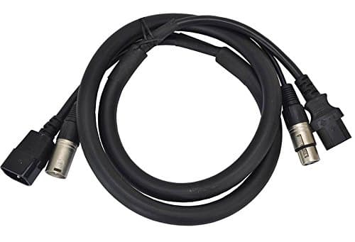 Image of DMX Lighting XLR & IEC Power Combined Cables 10m
