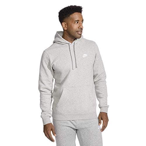 Image of Nike Hoodie NSW Po FLC Club Size: L. Colour: Dark Grey Heather