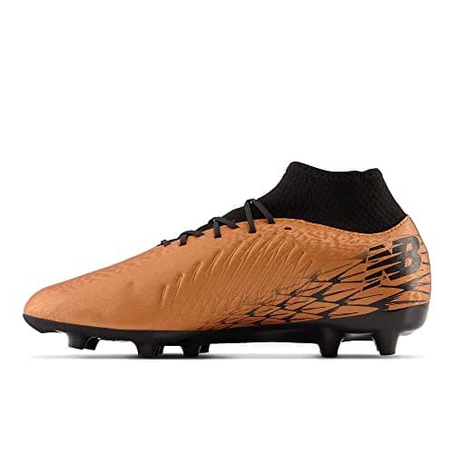 Image of New Balance Men's Tekela V4 Magique Fg Soccer Shoe, Copper/Black, 11 UK