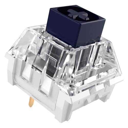 Image of Kailh Box Navy Switches for Mechanical Gaming Keyboard,3-Pin 60gf Clicky/Factory Lubed/IP56 Dust&Waterproof Switches(Kailh Box Navy,72Pcs)