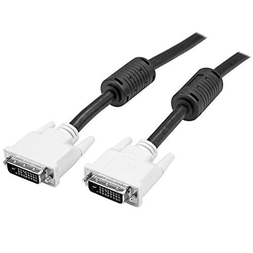 Image of StarTech.com 2m DVI-D Dual Link Cable - Male to Male DVI-D Digital Video Monitor Cable - 25 pin DVI-D Cable M/M Black 2 Meter - 2560x1600 (DVIDDMM2M)