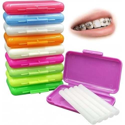 Image of 15 PCS Orthodontic Wax, Dental Wax for Braces, Fruit Scented Orthodontic Wax, Relief Wax for Braces Care, Gum Protection for Brace Wearers (Multiple Flavors)