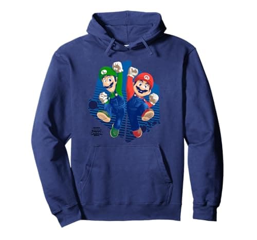 Image of The Super Mario Galaxy Movie Mario & Luigi Galaxy Jump Pullover Hoodie