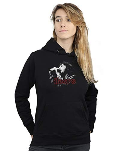 Image of Absolute Cult The Doors Women's Jim Morrison Singing Hoodie Black Small