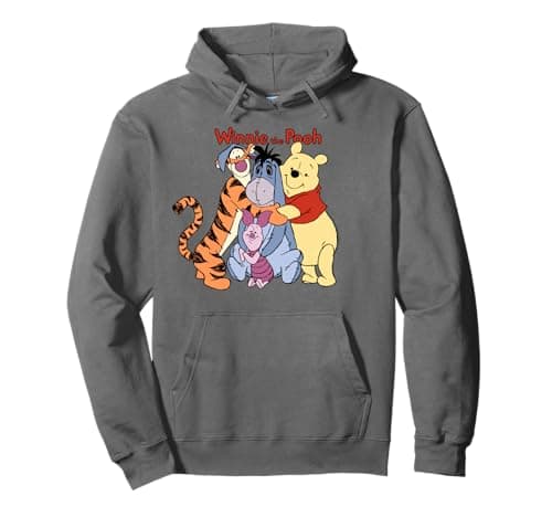 Image of Disney Winnie The Pooh Group Shot Hug Pullover Hoodie