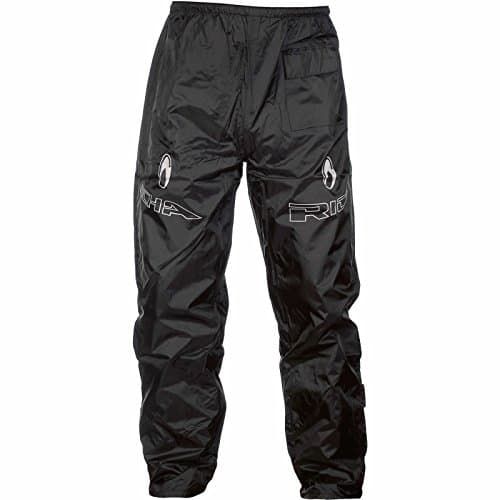 Image of Richa Rain Warrior Motorcycle Rain Trousers Overtrousers, Black, L