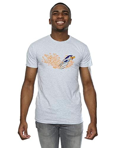 Image of Looney Tunes Men's Acme Doodles Road Runner T-Shirt Sport Grey XXXXX-Large