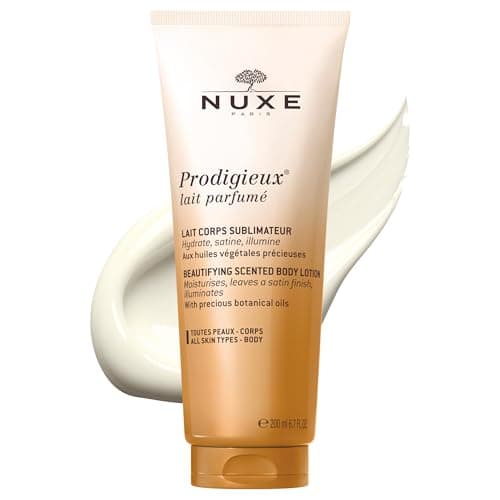 Image of Nuxe Prodigieux Beautifying Scented Body Lotion 200ml, Illuminating Body Moisturiser, With Precious Botanical Oils for Hydrated, Satin-Smooth Skin, Vegan Formula