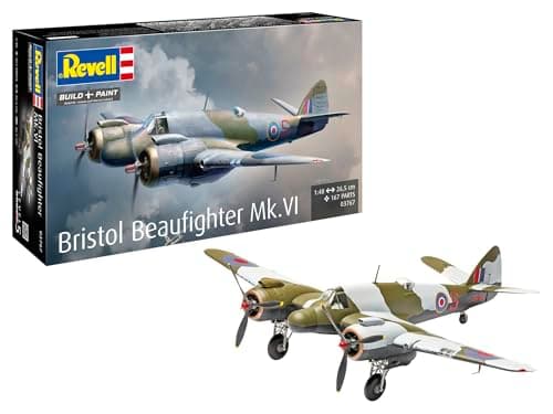 Image of Revell 03767 Bristol Beaufighter Mk. VI 1:48 Scale - Unbuilt/Unpainted Plastic Model Kit