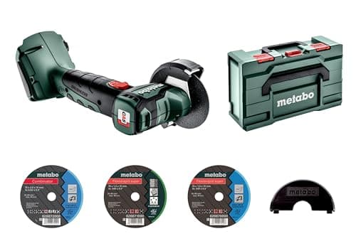 Image of Metabo CC 18 LTX BL (600349840) brushless Cordless Angle Grinder in case Without Battery Pack, Without Charger