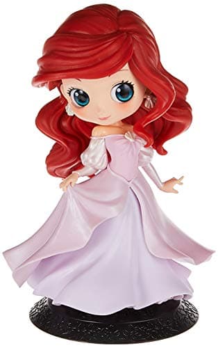 Image of Banpresto 35685 Little Mermaid Q Posket Ariel Princess Pink Dress Figure