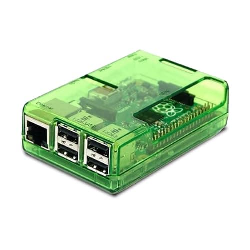 Image of sb components Premium Green Case for Raspberry Pi 3 B+, 3, 2B Protective Raspberry Pi Case Cover