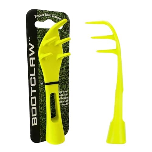 Image of Bootclaw Pocket Mud Scraper for Football, Rugby, Hiking Boots, Trainers, Golf Shoes and Wellies – Easily removes Heavy, compacted mud. Ideal Boot Cleaner Rugby Stocking Filler.