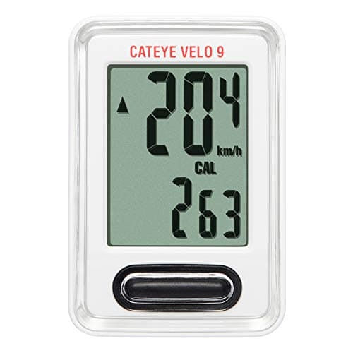 Image of CAT EYE - Velo 9 Wired Bike Computer (White)