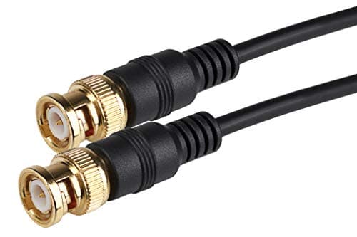 Image of Maplin 1.5m BNC Male to BNC Male Coaxial Cable for video signals, CCTV, DVR, attenuator, function generators, portable ham radio antenna scanners
