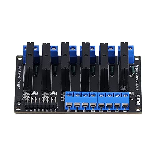 Image of 6 Channel High Voltage Trigger DC Control Solid State Relay Module Electrical Equipment With (3-24V)
