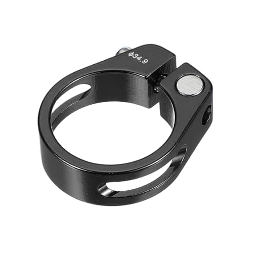 Image of PATIKIL Aluminum Alloy Bike Seat Post Clamp, 34.9mm, Black