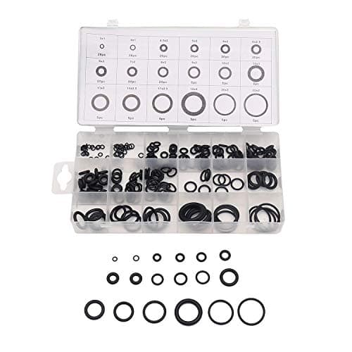 Image of TOPWAY 225 Pieces Nitrile O-Ring Assortment Kit – Rubber Sealing Gasket Set with Storage Case for Plumbing, Automotive & Repairs, Model 990370