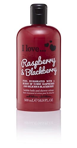 Image of I Love Originals Raspberry & Blackberry Bath & Shower Crème, Filled With Natural Fruit Extracts & Vitamin B5, Nourishing & Refreshing Formula to Leave Skin Feeling Silky & Soft, Vegan-Friendly - 500ml