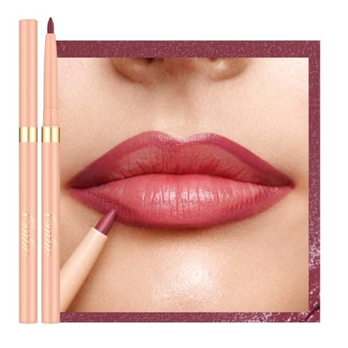 Image of OULAC Matte Pink Lip Liner, Waterproof Lipliner Pencil Lasts 24H +, Highly Pigmented, Smooth and Smudge-proof Formula, Contour Your Lips, Vegan (05) Dried Rose