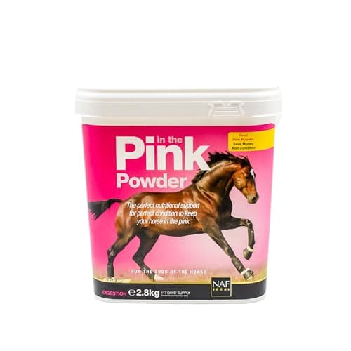Image of NAF Pink Powder 2.8kg – Advanced Gut & Condition Supplement for Horses – With Live Yeast, Prebiotics, Vitamins & Minerals – Supports Digestion, Immunity & Vitality