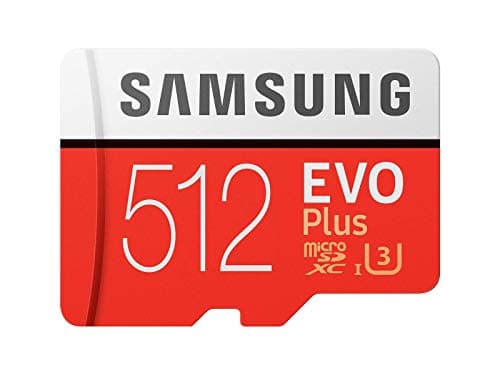 Image of Samsung EVO Plus 512 GB microSDXC UHS-I U3 100 MB/s Full HD & 4K UHD Memory Card with Adapter (MB-MC512GA)