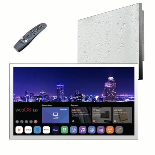 Image of Soulaca 24 inches Smart LED Mirror TV for Bathroom, webOS 1080P Waterpoof with Wi-Fi and Bluetooth,Built-in Alexa,Integrated with Speaker, 2026 Model