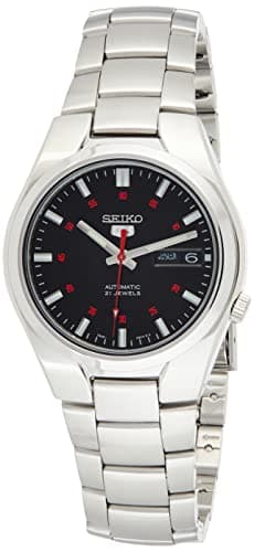 Image of Seiko Mens Automatic Watch, Analogue Classic Display and Stainless Steel Strap SNK617K1