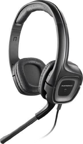 Image of Plantronics Audio 355 Multimedia Headset,Black Black