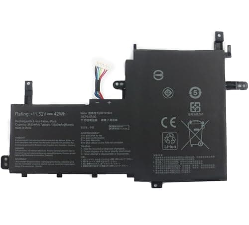 Image of Ukkipower 11.52V 42Wh B31N1842 Laptop Replacement Battery For VivoBook S15 S513 S513E S513EA X513EA X513EP X513EQ X531F X531FA K531F V531F V531FA V531FL S5500F S5500FL V5050E V5050EA Series