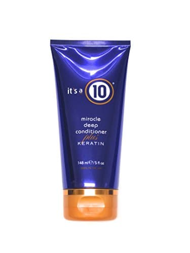 Image of It's a 10 Haircare - Miracle Deep Conditioner Plus Keratin Hair Mask, Smoothing and Moisturising for Dry, Damaged Hair, Colour Safe, Natural Ingredients, 148ml