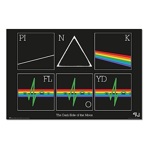 Image of Grupo Erik Poster Pink Floyd The Dark Side Of The Moon - 36 x 24 inches / 91.5 x 61 cm - Shipped Rolled Up - Cool Posters, Art Poster, Wall Posters & Prints