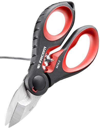 Image of Facom SC.841A.3 Stainless Steel Electrician's Scissors