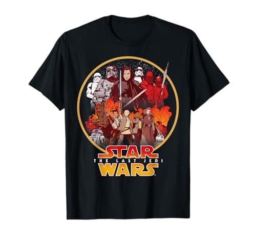 Image of Star Wars Last Jedi Rebel Cause Comic T-Shirt