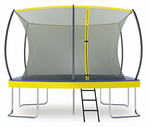 Image of ZERO GRAVITY Ultima 5 Rectangular Barrel Trampoline in 3 Sizes. High Specification with Safety Enclosure Netting and Ladder (12ft x 8ft Barrel)