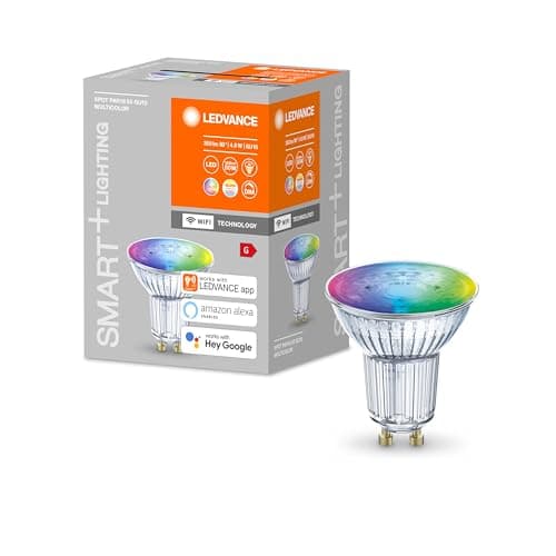 Image of LEDVANCE LED Reflector lamp | GU10 | RGBW | 2700…6500 K | 5W=50 | not Relevant | SMART+ WiFi SPOT GU10 Multicolour