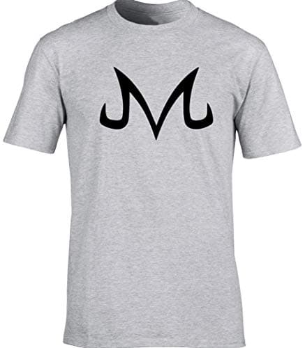 Image of Hippowarehouse DBZ Demon Mark Unisex Short Sleeve t-Shirt (Specific Size Guide in Description) Grey