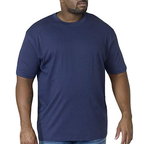 Image of Duke Mens D555 Kingsize Flyers-1 Crew Neck T-Shirt (8XL) (Navy)