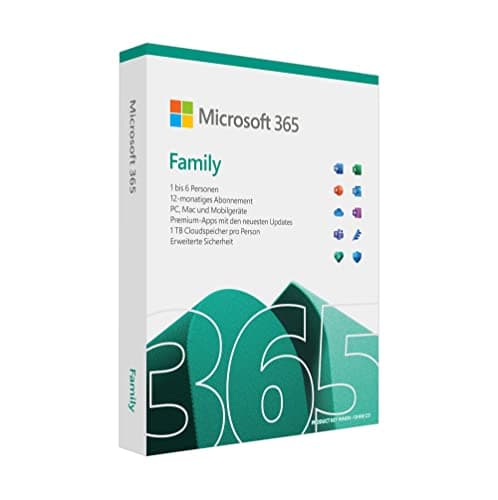 Image of Microsoft 365 Family 1 licence(s) Abonnement Allemand 1 année(s)