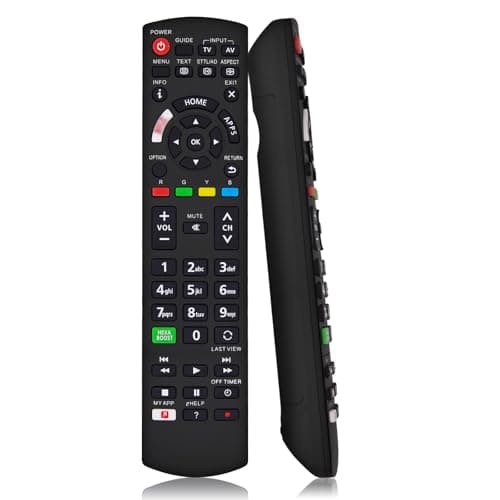 Image of Replacement Panasonic TV Remote Control, Universal Panasonic TV Remote for All HD LCD LED Plasma Viera Smart TV with 3 Shortcut Buttons, No Setup Required