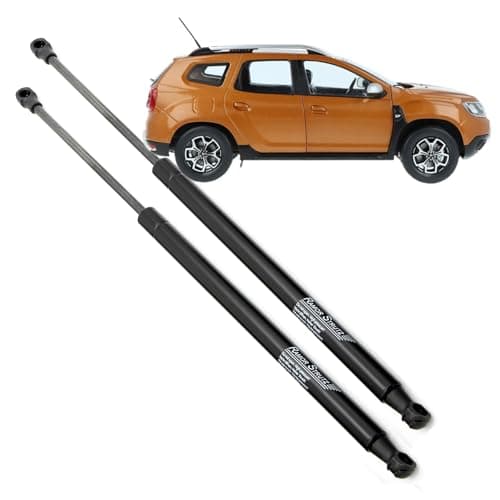 Image of Ramor Strutz 2x Tailgate Gas Struts Compatible with a Dacia Duster Mk2 2017-2023. Tailgate Gas Springs Replacement for 904522228R and others.