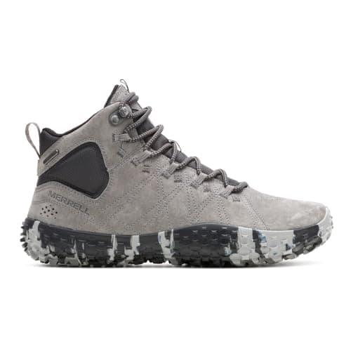 Image of Merrell Wrapt Mid Waterproof Men's Walking Boots Charcoal