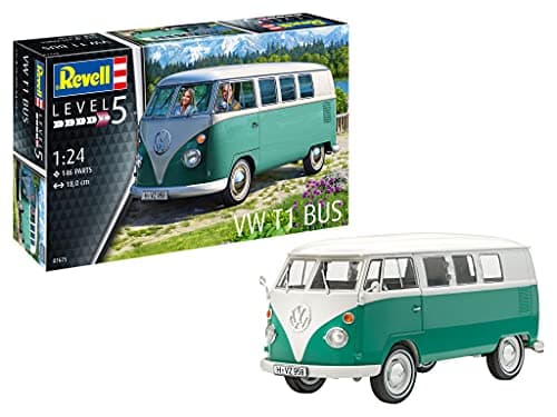 Image of Revell 07675 VW T1 Bus 1:24 Scale Unbuilt/Unpainted Plastic Model Kit