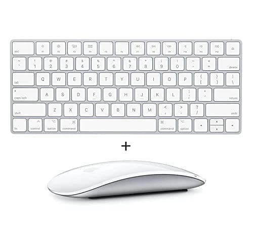Image of Apple Wireless Keyboard 2 (A1644) & Wireless Magic Mouse 2 (A1657) (Renewed), White
