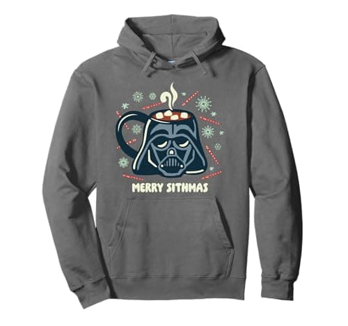 Image of Star Wars Christmas "Merry Sithmas" Darth Vader Cocoa Mug Pullover Hoodie