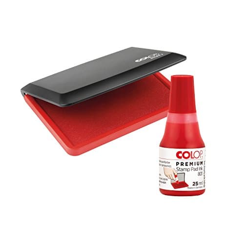 Image of COLOP Ink Pad Micro 2 + Colour 801 Red, 70 x 110 mm