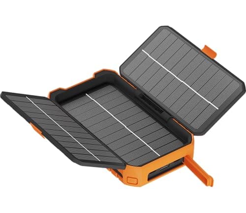 Image of Xtorm Rugged Solar Powerbank 10,000 mAh - 20W - USB-C PD - USB-A quick charge - Outdoor Powerbank - IP65 - Orange