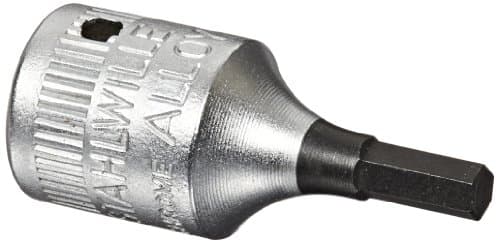 Image of Stahlwille STW44K3 1/4-Inch Drive 3 mm Short In-Hex Socket - Silver