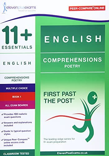 Image of 11+ Essentials English Comprehensions: Poetry Book 1 (First Past the Post)