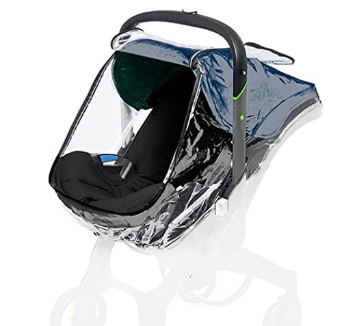 Image of Cysocool Baby Stroller Raincover Compatible with Doona Stroller Car seat, Waterproof Stroller Weather Wind Shield with Easy Access Zipper, Baby Carrier Cover Rain Shield Car Seat Accessory